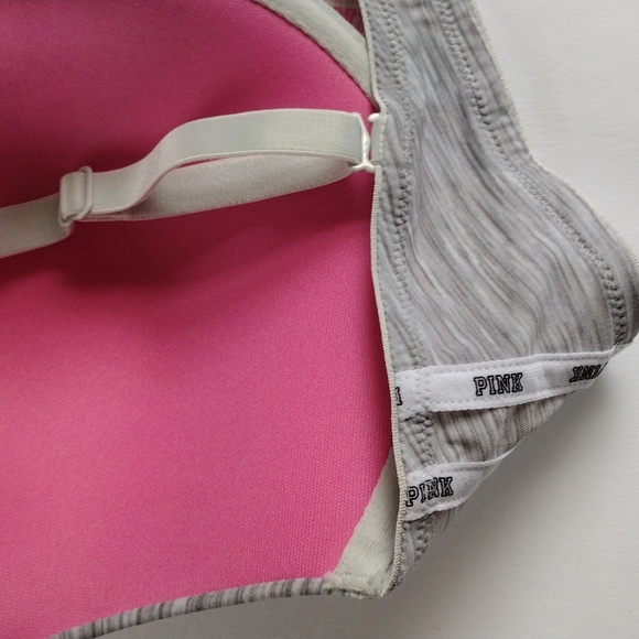 Victoria's Secret PINK Wear Everywhere T-shirt Pushup Bra 34D EUC - Picture 9 of 10